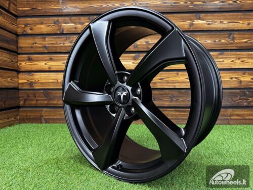 Ratlankis Tesla Model Y Cross Flow OEM Style R19X9.5J 5X114.3 ET45 CB 64.1 Matte Black (For TESLA)
