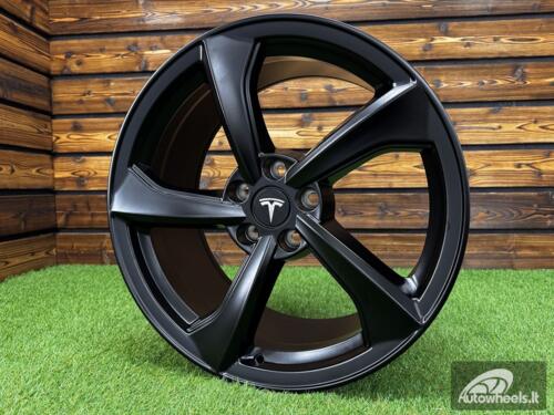 Ratlankis Tesla Model Y Cross Flow OEM Style R19X9.5J 5X114.3 ET45 CB 64.1 Matte Black (For TESLA)
