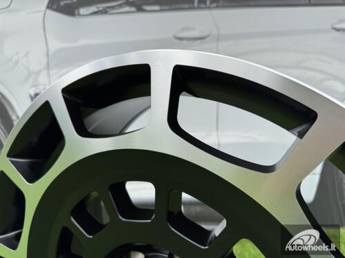 Ratlankis Land Rover Defender Octa Style R22X9J 5X108 ET45 63.4 Matt Black Machined (For LAND)