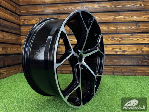 Ratlankis Audi RS6 Style R21X9J 5X112 ET25 66.6 Black Polished (For AUD)