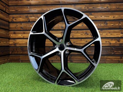 Ratlankis Audi RS6 Style R21X9J 5X112 ET25 66.6 Black Polished (For AUD)