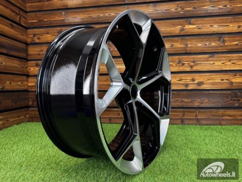 Ratlankis Audi RS6 Style R21X9J 5X112 ET25 66.6 Black Full Machined (For AUD)