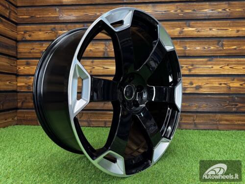 Ratlankis Audi RS6 GT Style R22X10J 5X112 ET25 66.6 Black Polished+Chrome (For AUD)