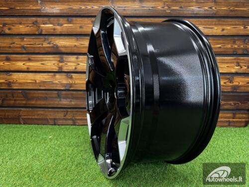 Ratlankis Audi RS6 GT Style R22X10J 5X112 ET25 66.6 Black Polished+Chrome (For AUD)