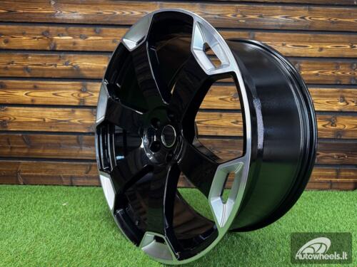 Ratlankis Audi RS6 GT Style R22X10J 5X112 ET25 66.6 Black Polished+Chrome (For AUD)