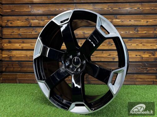 Ratlankis Audi RS6 GT Style R22X10J 5X112 ET25 66.6 Black Polished+Chrome (For AUD)