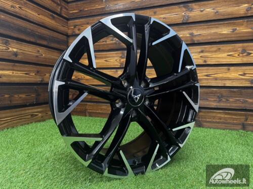Ratlankis Terramar Style R18X8J 5X112 ET40 57.1 Black Polished (For CUPRA)
