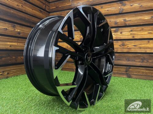 Ratlankis Terramar Style R18X8J 5X112 ET40 57.1 Black Polished (For CUPRA)
