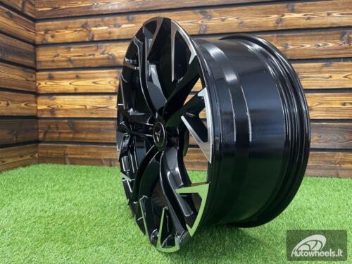 Ratlankis Terramar Style R18X8J 5X112 ET40 57.1 Black Polished (For CUPRA)