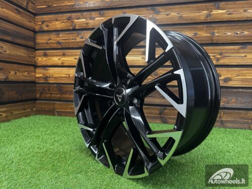 Ratlankis Terramar Style R18X8J 5X112 ET40 57.1 Black Polished (For CUPRA)