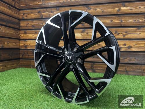 Ratlankis Terramar Style R18X8J 5X112 ET40 57.1 Black Polished (For CUPRA)
