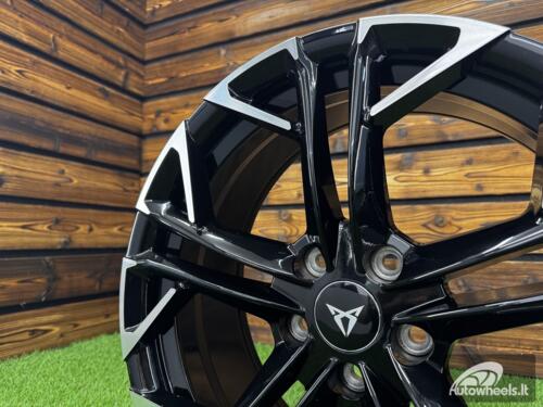 Ratlankis Terramar Style R18X8J 5X112 ET40 57.1 Black Polished (For CUPRA)