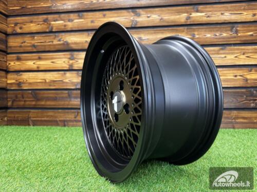 Ratlankis AVID AV18 BBS Style R15X8J 4x100 ET25 73.1 Matt Black Machine Face+Bronze Clear Coat