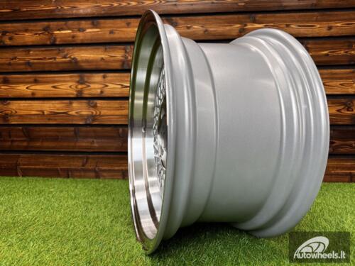 Ratlankis AVID AV18 BBS Style R15X8J 4x100 ET25 73.1 Silver Machine Lip+Machine Center