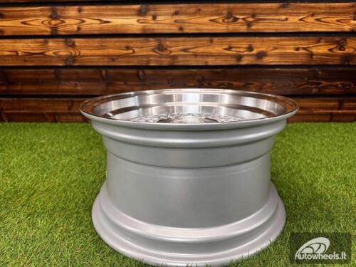 Ratlankis AVID AV18 BBS Style R15X8J 4x100 ET25 73.1 Silver Machine Lip+Machine Center