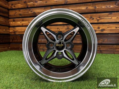 Ratlankis Autostar Kanji Style R13X7J 4x100 ET-8 CB 73.1 Gunmetal Machine Face