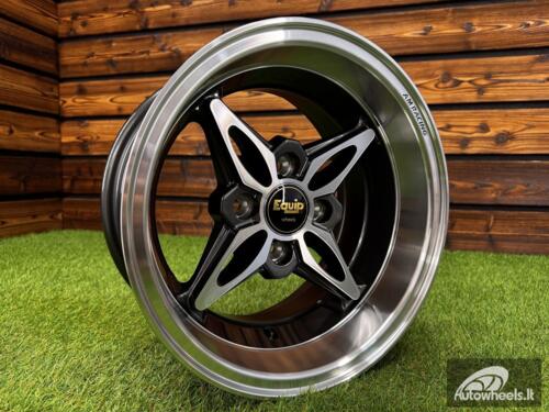 Ratlankis Autostar Kanji Style R13X7J 4x100 ET-8 CB 73.1 Gunmetal Machine Face