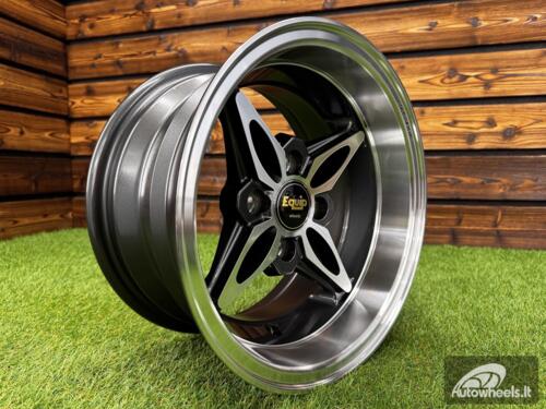 Ratlankis Autostar Kanji Style R13X7J 4x100 ET-8 CB 73.1 Gunmetal Machine Face