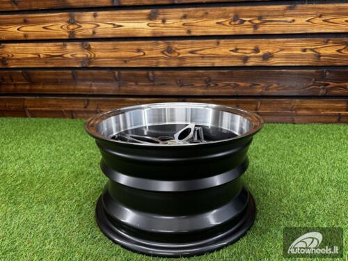 Ratlankis Autostar Kanji Style R13X7J 4x100 ET-8 CB 73.1 Gunmetal Machine Face