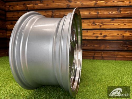 Ratlankis Ronal Teddy Bear Style R15X8J 5X114.3 ET25 73.1 Silver Machine Lip (Toyota, Honda, Mazda)