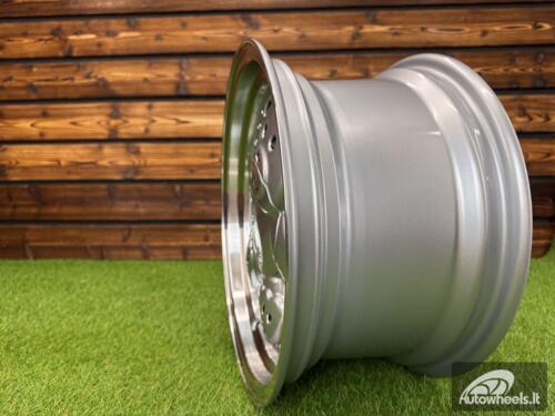 Ratlankis Ronal Teddy Bear Style R15X8J 5X114.3 ET25 73.1 Silver Machine Lip (Toyota, Honda, Mazda)