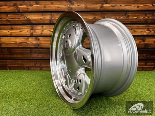 Ratlankis Ronal Teddy Bear Style R15X8J 5X114.3 ET25 73.1 Silver Machine Lip (Toyota, Honda, Mazda)