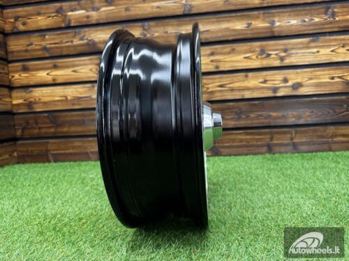 Ratlankis EMPI Sprint Star Style R15X5J 5X205 ET20 CB 154 Black Machine Face (For VW Beetle)
