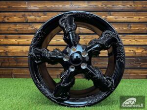 Ratlankis Black Dragon Style R19X8.5J 5X112 ET42 CB 66.6 Black
