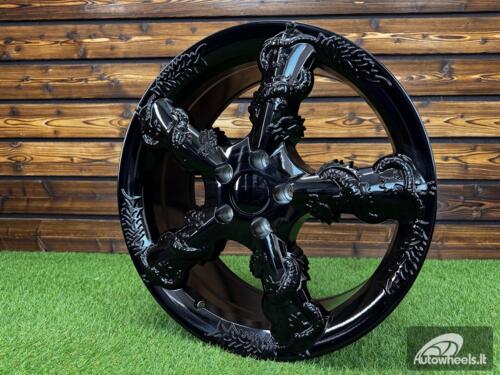Ratlankis Black Dragon Style R19X8.5J 5X112 ET42 CB 66.6 Black