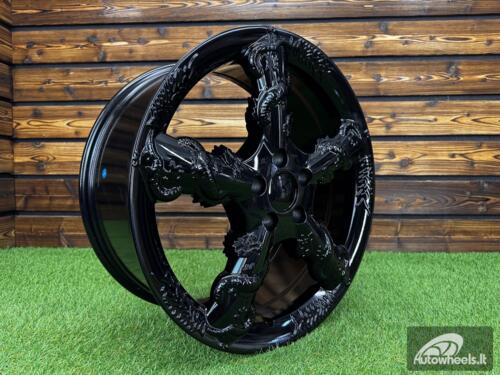 Ratlankis Black Dragon Style R19X8.5J 5X120 ET35 CB 72.5 Black