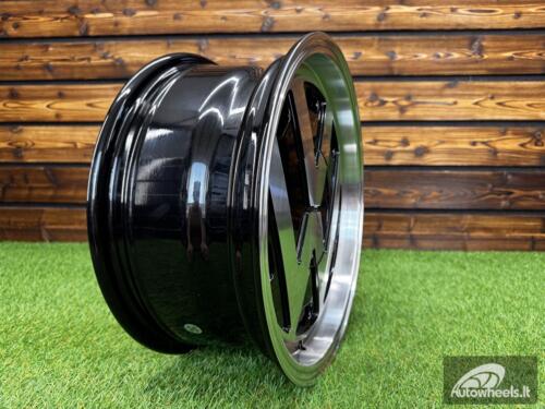 Ratlankis RR Style JDM R16X7J 5X112 ET30 CB 57.1 Black Machine Face (For VW)