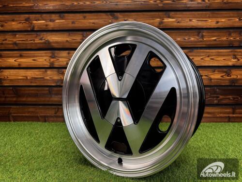 Ratlankis RR Style JDM R16X7J 5X112 ET30 CB 57.1 Black Machine Face (For VW)