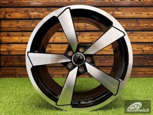 Ratlankis RS4 Style R19X8,5J 5X112 ET32 66.6 Black Machined Face (For AUD)
