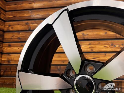 Ratlankis RS4 Style R19X8,5J 5X112 ET32 66.6 Black Machined Face (For AUD)