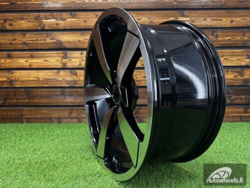 Ratlankis RS4 Style R19X8,5J 5X112 ET32 66.6 Black Machined Face (For AUD)