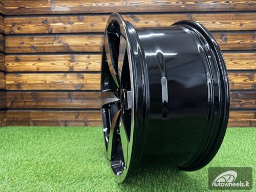 Ratlankis RS4 Style R19X8,5J 5X112 ET32 66.6 Black Machined Face (For AUD)