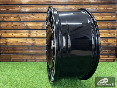 Ratlankis Brabus Monoblock Spoke Style R24X10J 5X130 ET25 84.1 Black Machined Face For MERCEDESCEDES G Class