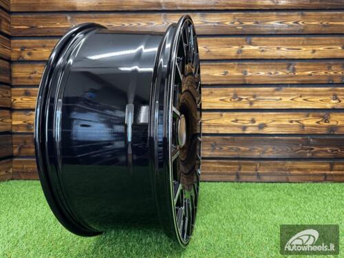 Ratlankis Brabus Monoblock Spoke Style R24X10J 5X112 ET24 CB 66.6 Black Machined Face (For MERCEDES) (SemiForged)