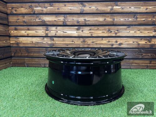 Ratlankis Brabus Monoblock Spoke Style R24X10J 5X112 ET24 CB 66.6 Black Machined Face (For MERCEDES) (SemiForged)