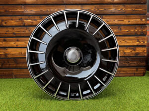 Ratlankis Monoblock Maybach Style R24X10J 5X112 ET24 CB 66.6 Black Machined Face (For MER) (SemiForged)