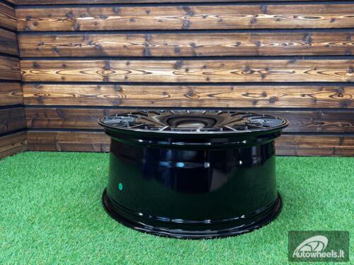 Ratlankis Monoblock Maybach Style R24X10J 5X112 ET24 CB 66.6 Black Machined Face (For MER) (SemiForged)