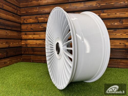 Ratlankis Kryos Forged Delux Style R24X10J 5X130 ET20 CB 84.1 White (For MER)