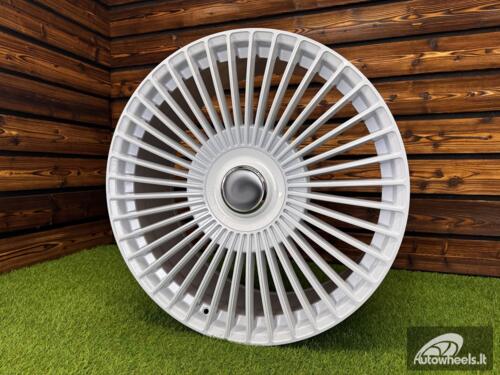 Ratlankis Kryos Forged Delux Style R24X10J 5X130 ET20 CB 84.1 White (For MER)