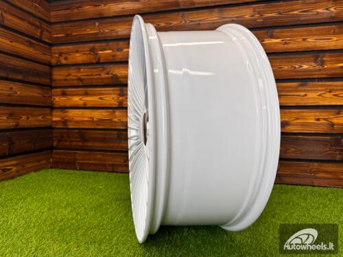 Ratlankis Kryos Forged Delux Style R24X10J 5X120 ET25 CB 72.6 White (For LAND)