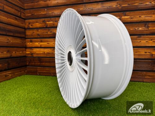 Ratlankis Kryos Forged Delux Style R24X10J 5X120 ET25 CB 72.6 White (For LAND)