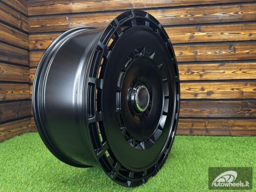 Ratlankis Mansory Mono Style R24X10J 5X130 ET25 CB 84.1 SATIN BLACK For MERCEDES G Class