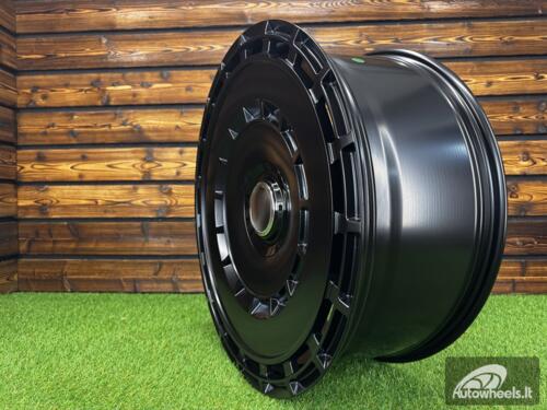 Ratlankis Mansory Mono Style R24X10J 5X130 ET25 CB 84.1 SATIN BLACK For MERCEDES G Class
