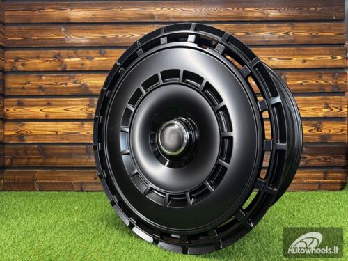 Ratlankis Mansory Mono Style R24X10J 5X130 ET25 CB 84.1 SATIN BLACK For MERCEDES G Class