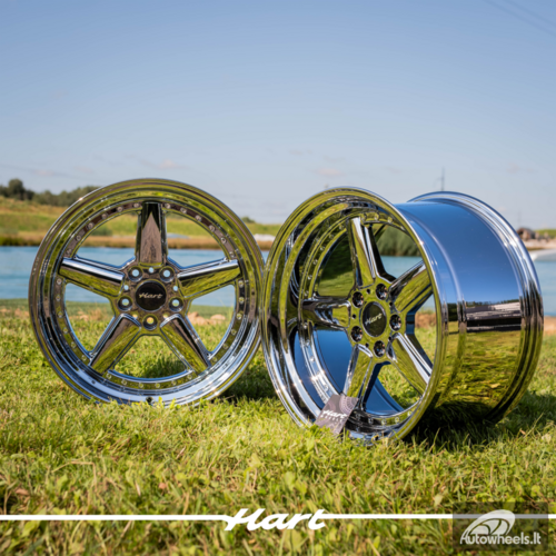 Ratlankis HART HR84 R19X9J 5X120 ET15 CB:74.1 Dark Chrome