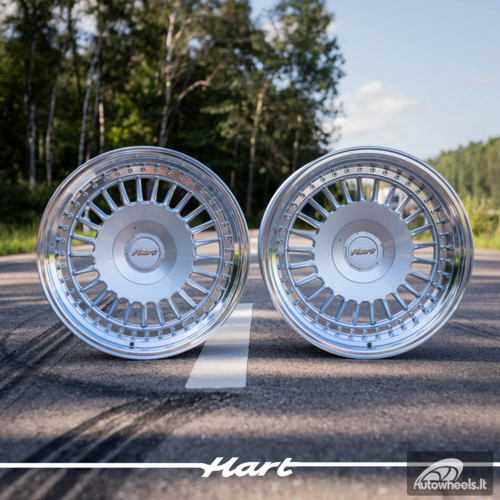Ratlankis HART HR75 R17X7.5J 4X100/4X108 ET35 CB:73.1mm Silver face and Diamond cut lip  